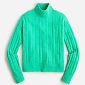 Ribbed mockneck sweater